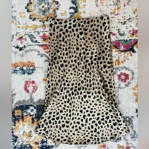 Realisation Par Leopard Silk Midi Skirt XL